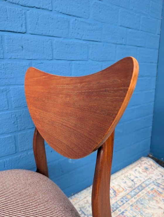 Image 1 of 4 chaises danoises vintage, années 1960