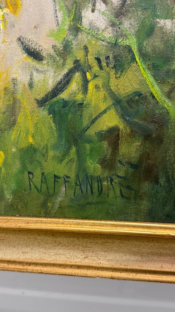 Image 1 of Oil on canvas (A.Raffandre 1995) like new 1.35cm x 65cm