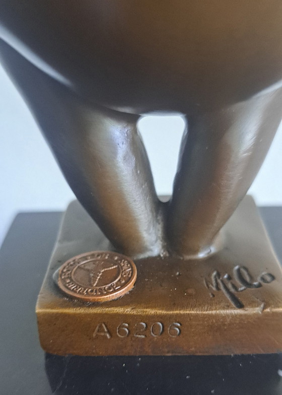 Handstand, A Bronze Statue of a Lady in Botero Style – Sculpture (photo 6 of 10)