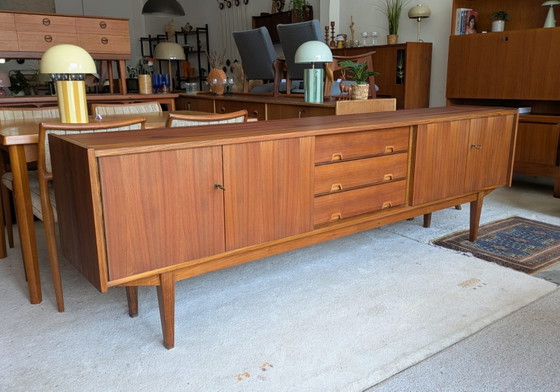 Image 1 of Vintage teak Scandinavian design XL sideboard, dresser