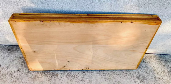 Image 1 of Vetrina da parete in legno con anta in vetro