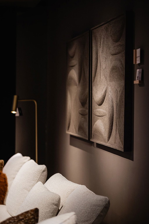 Scultura murale astratta