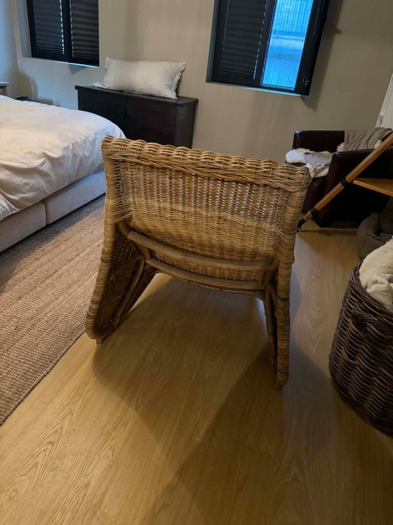 Chaise Longue Karlskrona Vintage en Osier par Carl Öjerstam pour Ikea – Chaises longues, Rattan, Wicker (photo 5 of 7)