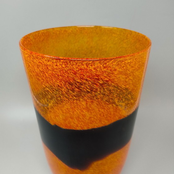 Erstaunliche Vase aus den 1970er Jahren von Ca' dei Vetrai aus Murano-Glas. Hergestellt in Italien (photo 7 of 11)