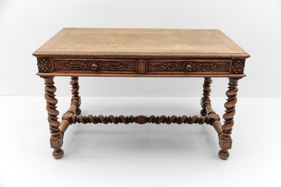 Image 1 of French Barley Twist Writing Desk