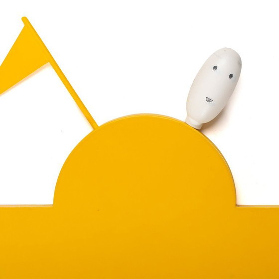 Specchio da parete “Ollo” di Alessandro Mendini per Museo Alchimia, 1988 – Glass, Wood (photo 4 of 6)