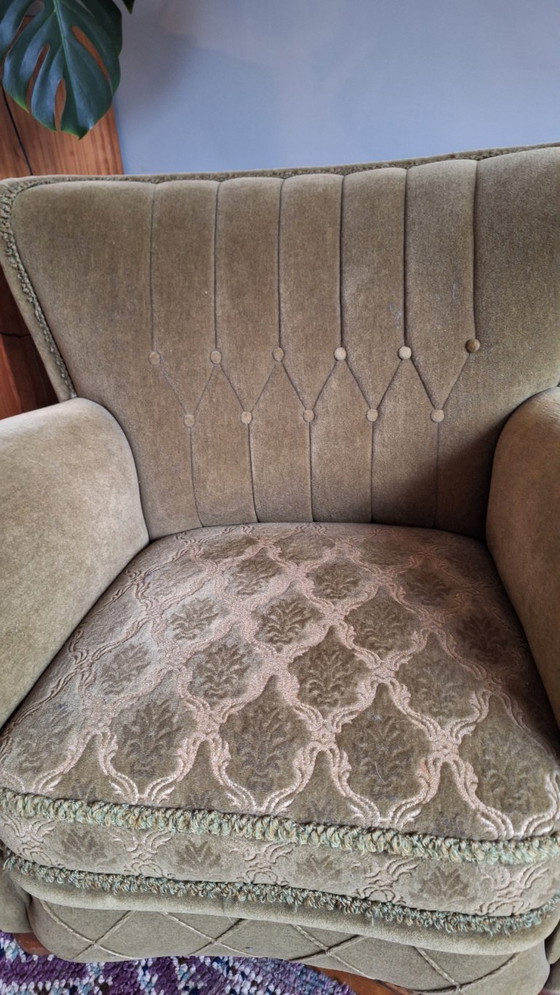 Image 1 of Retro vintage oorfauteuil 