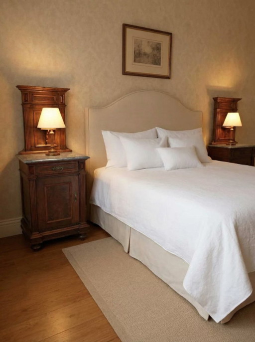 Een paar "Temple"-nachtkastjes uit het einde van de 19e eeuw.