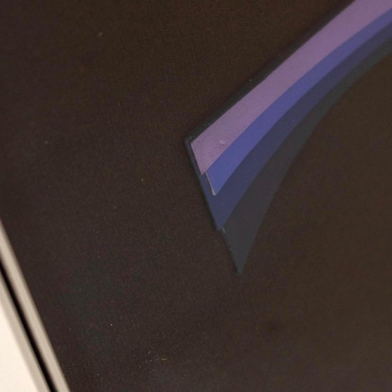 Image 1 of 1x 1980s Italian Modern Art Collage Poster by Angela Trapani