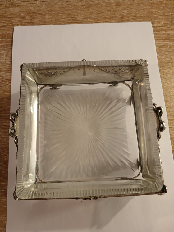 Ancien Carré Art Nouveau Argent Massif Wolfers Frères N. Goldschmidt 1900 – Tirages d'art, Silver (photo 11 of 15)