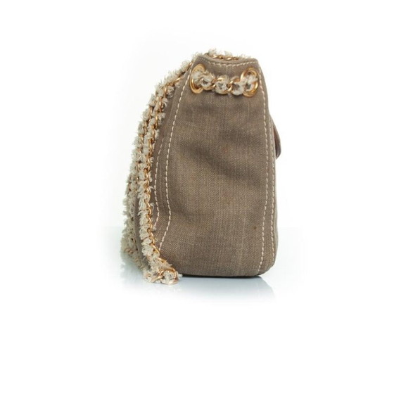Image 1 of Borsa a tracolla Prada in denim verde