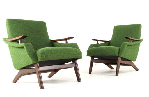 Vintage armchair 'Breda' newly upholstered