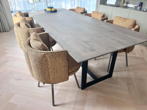 6 x Minotti Torii Dining chairs