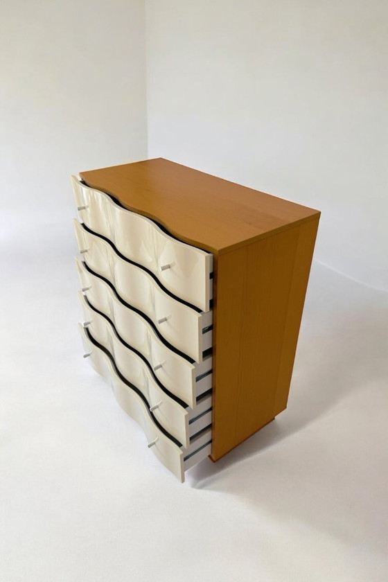 Image 1 of Cassettiera vintage Vajer bianca Tomas Jelinek Ikea