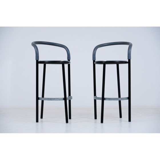 Image 1 of Pair of vintage Fritz hansen Pelikan stools by Niels Gammelgaard 1987