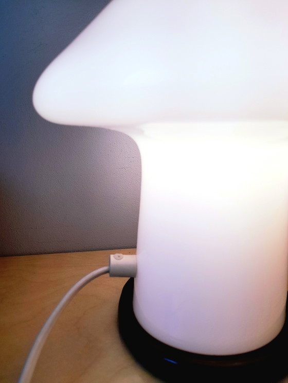 Image 1 of Paddenstoellamp van geblazen Murano-glas, 1970