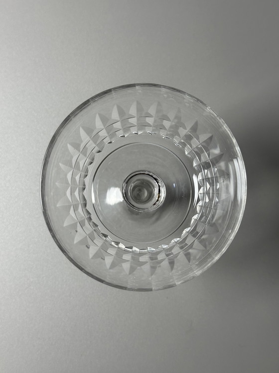 Image 1 of Set van 6 kristallen champagne-/cocktailcoupes – Service Mery Val Saint Lambert · Art Deco