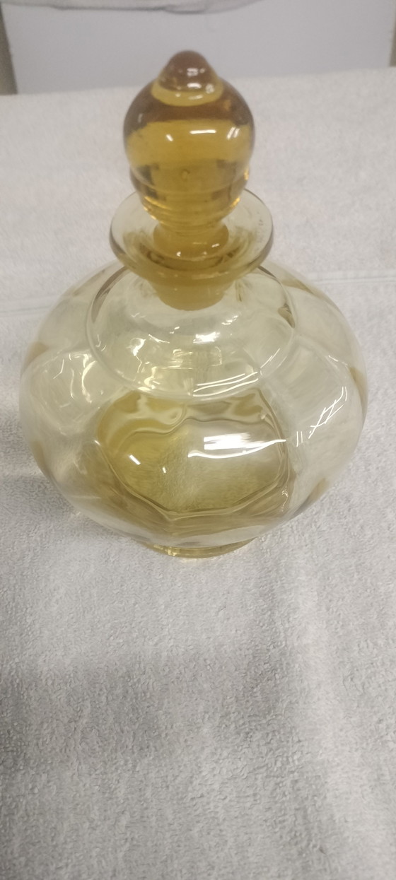 Image 1 of Boheemse Art Deco Liqueur set Karaft / shot glazen  Eldor / Topaz 