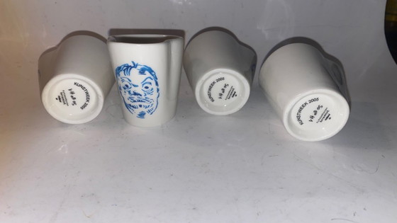 Image 1 of Juego de cuatro hueveras de cerámica – Jurriaan van Hall (2005)