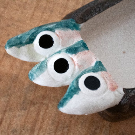 Image 1 of Scatola per sardine in ceramica, Marsiglia, Francia, Nahmias Ceramicas