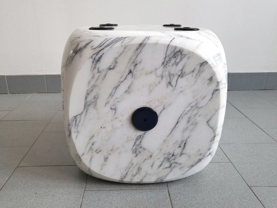 Image 1 of VINTAGE COFFEE TABLE 1970 BY OSVALDO BORSANI TECNO MODUS MARBLE & GLASS 70S 1970S