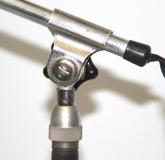 Table lamp Ferdinand Solère, 60s, Metal, Grey, Vintage (photo 11 of 12)