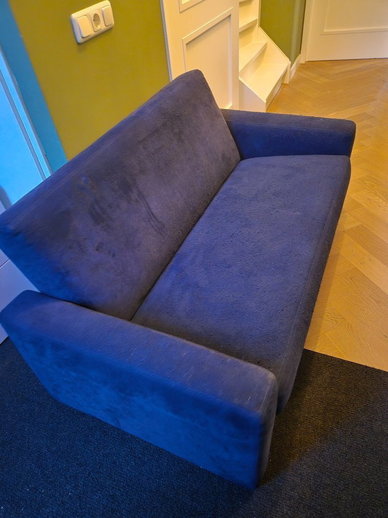 Image 1 of Midnight blue sofa, 2 seater