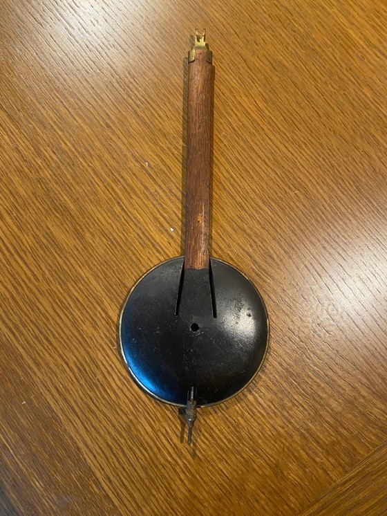 Image 1 of Horloge murale à pendule allemande vintage – mouvement mécanique, milieu du XXe siècle