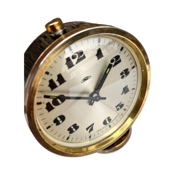Image 1 of PRIM alarm clock, vintage mechanical clock, Czechoslovakia, 1970s.