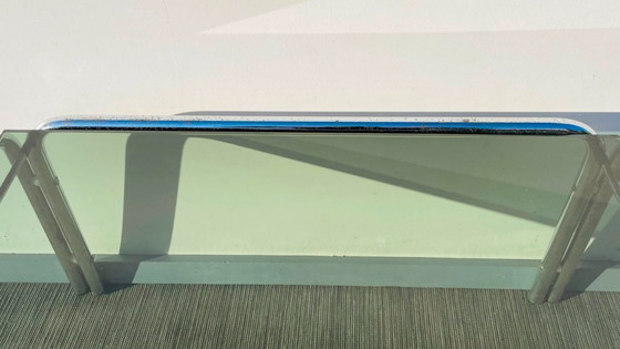 Image 1 of Pair of chrome coffee tables # Vintage 70s # Living Room Tables