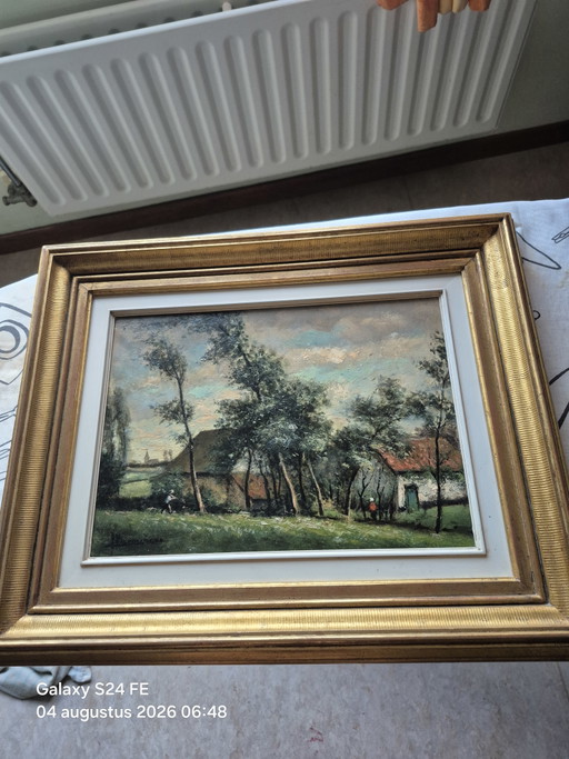 Chamber – schilderijen tekeningen, Wood, Canvas