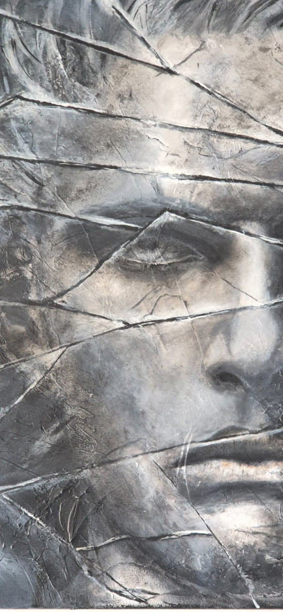 What Remains – Acrilico, Tecnica Mista e Vetro Rotto – Dipinti e disegni, Tela (photo 2 of 10)
