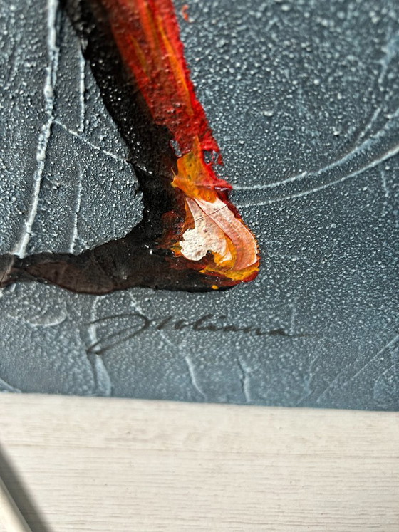 Image 1 of Peinture japonaise vintage années 60/70