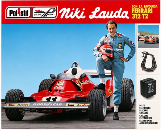Image 1 of Rare Set Polistil A 901 - Niki Lauda Ferrari vs McLaren - Complete - Vintage 1970s