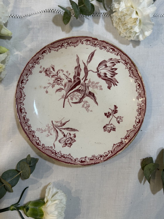 Image 1 of Plato de Fontanges Sarreguemines