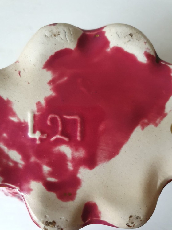 Image 1 of Rijk gedecoreerde porseleinen jardinière rococo-stijl 30x18 cm