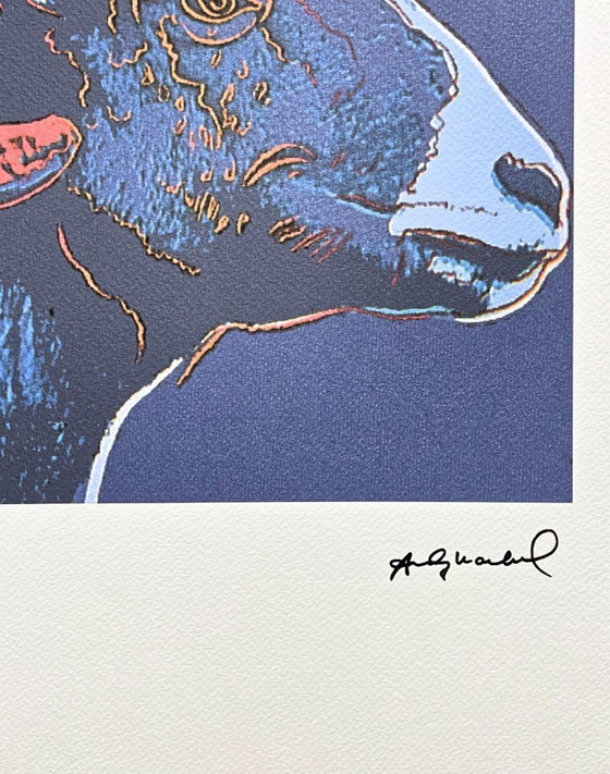 After Andy Warhol, Bighorn Ram, 1980s, Lithograph – Lithographs & prints, Paper (photo 4 of 7)