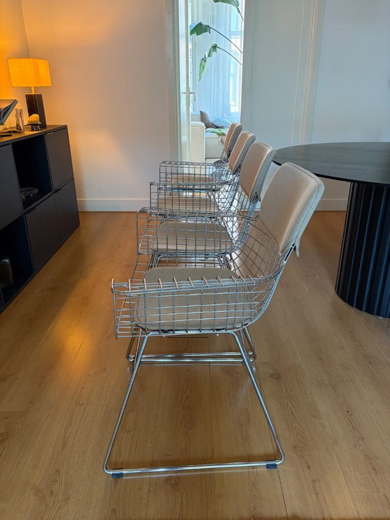 Image 1 of 4 chaises HK Living Wire + coussins d'origine