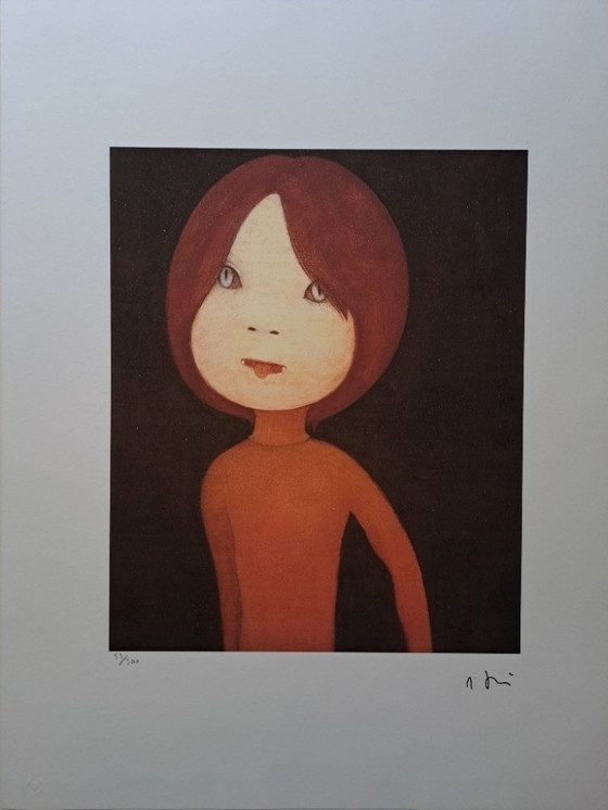 Image 1 of Nach Nara Yoshitomo, Mädchen, 1990er Jahre, Lithografie in limitierter Auflage