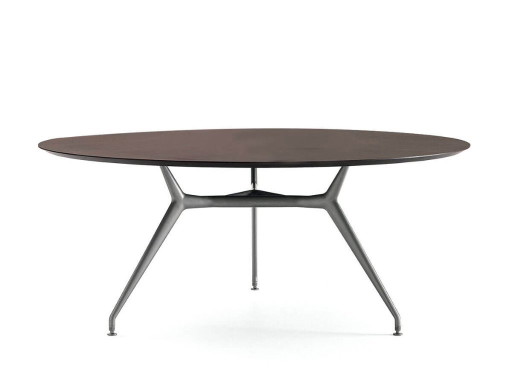 Table à manger Rimadesio 'Manta' ronde 160 cm