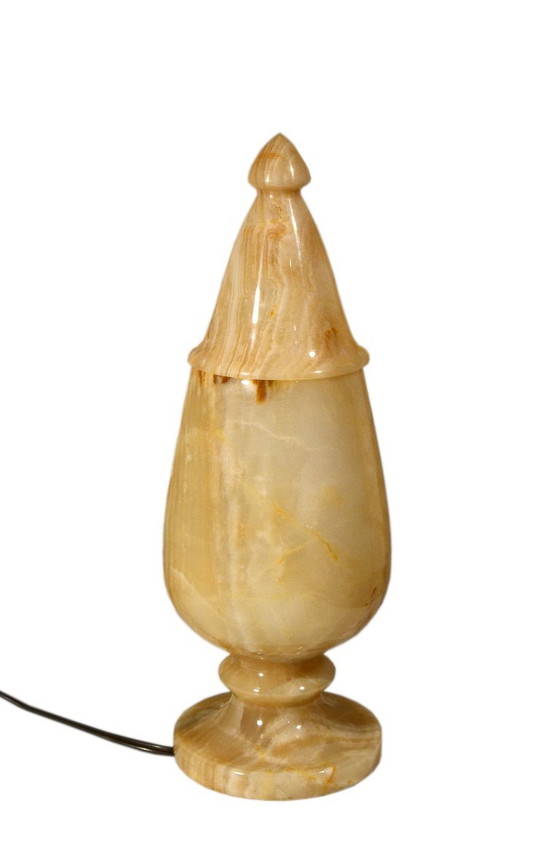 Marble lamp, 12x35cm – Table lamps, Stone (photo 3 of 9)
