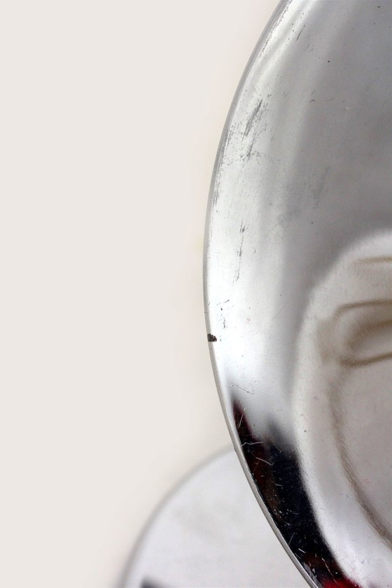 Image 1 of Bauhaus Style Chrome Bedside Table Lamps from Napako, Former Czechoslovakia, 1930s, Set of 2