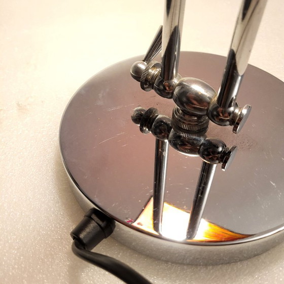 Tyffany and Chrome Table Lamp – Glass (photo 13 of 16)