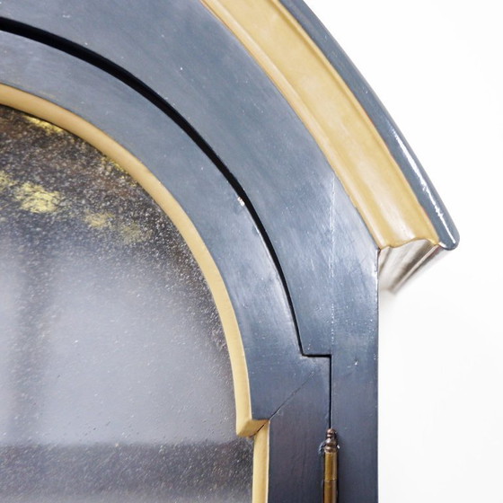 Image 1 of Mobile vintage a due pezzi laccato grigio - disponibile in coppia (B)