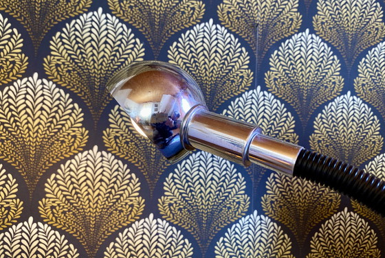 Image 1 of Lampada da tavolo Valenti con morsetto Hebi Italia anni '70 vintage cromata