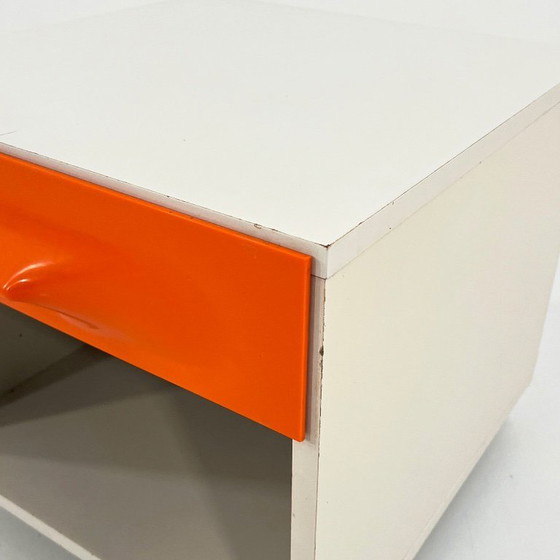 Image 1 of Table de chevet DF 2000 à 1 tiroir, conçue par Raymond Loewy pour Doubinsky Frères, années 1960
