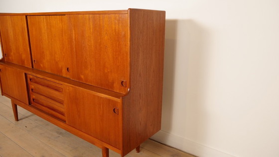 Image 1 of Vintage highboard | Johannes Andersen | Deens design | Teak