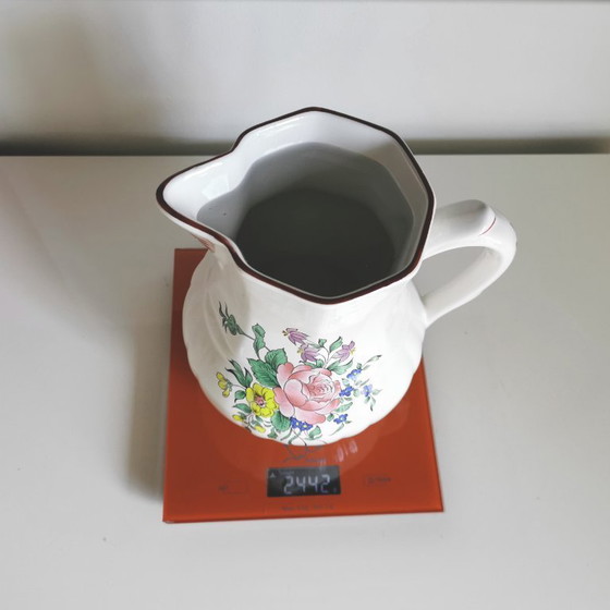 Image 1 of ANTIEKE KAN - FRANS PORSELEINEN LUNEVILLE - 19E EEUW