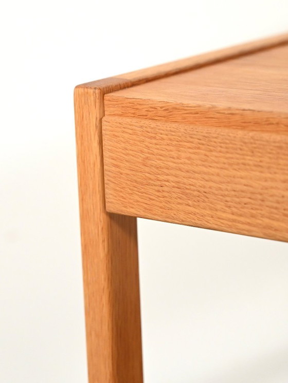 Image 1 of 1960s Scandinavian vintage oak bedside table