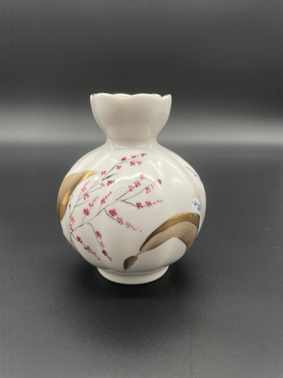 Lomonosov LFZ Vase “Tulip” – Pink Tulips, St. Petersburg – Porcelain (photo 3 of 6)